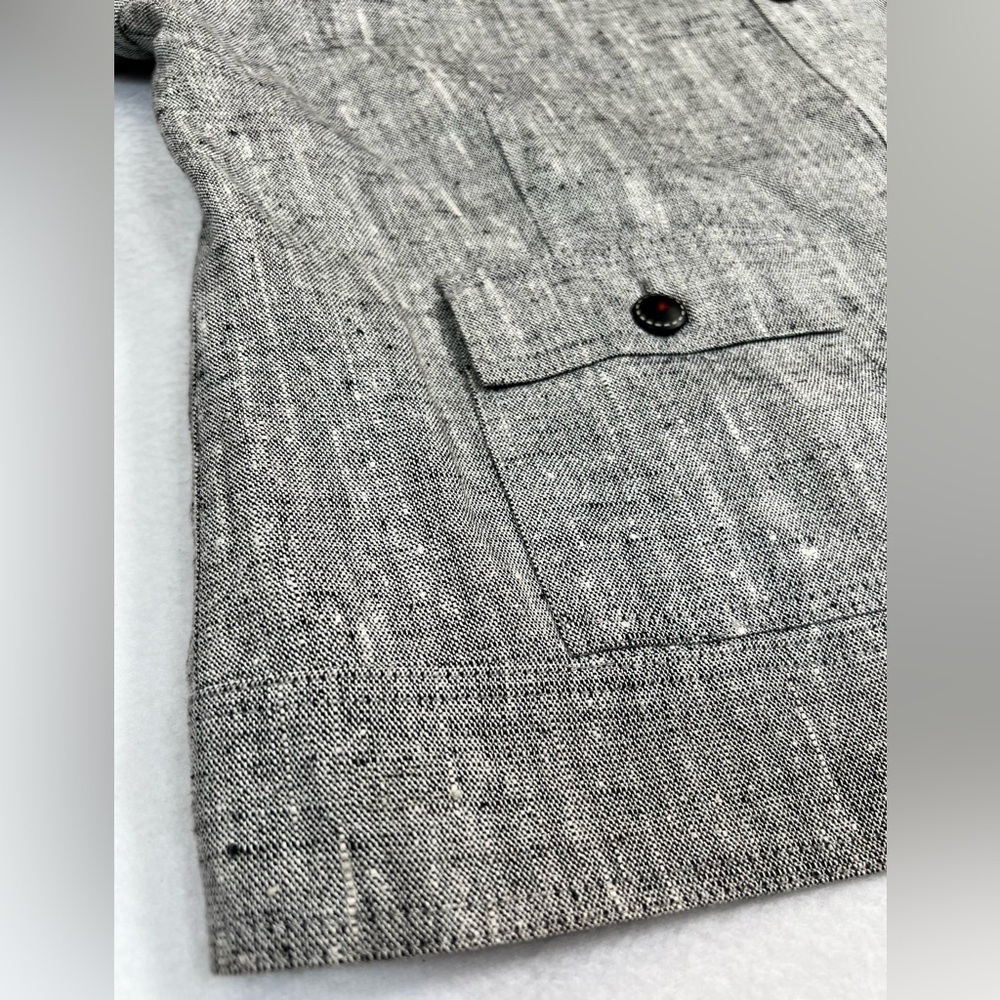 Garfield & Marks Cropped Button Front Blazer Line… - image 3